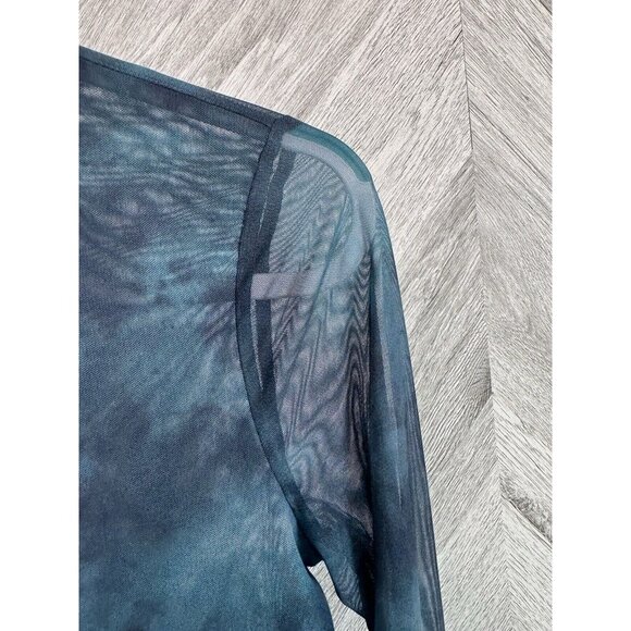 Anthropologie Sheer Second Skin Mock Neck Top Size Small - Picture 5 of 8